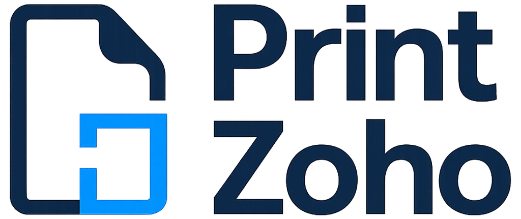 Print Zoho