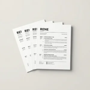 Resume Print Set
