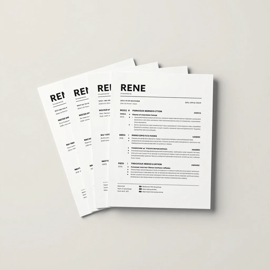 Resume Print Set